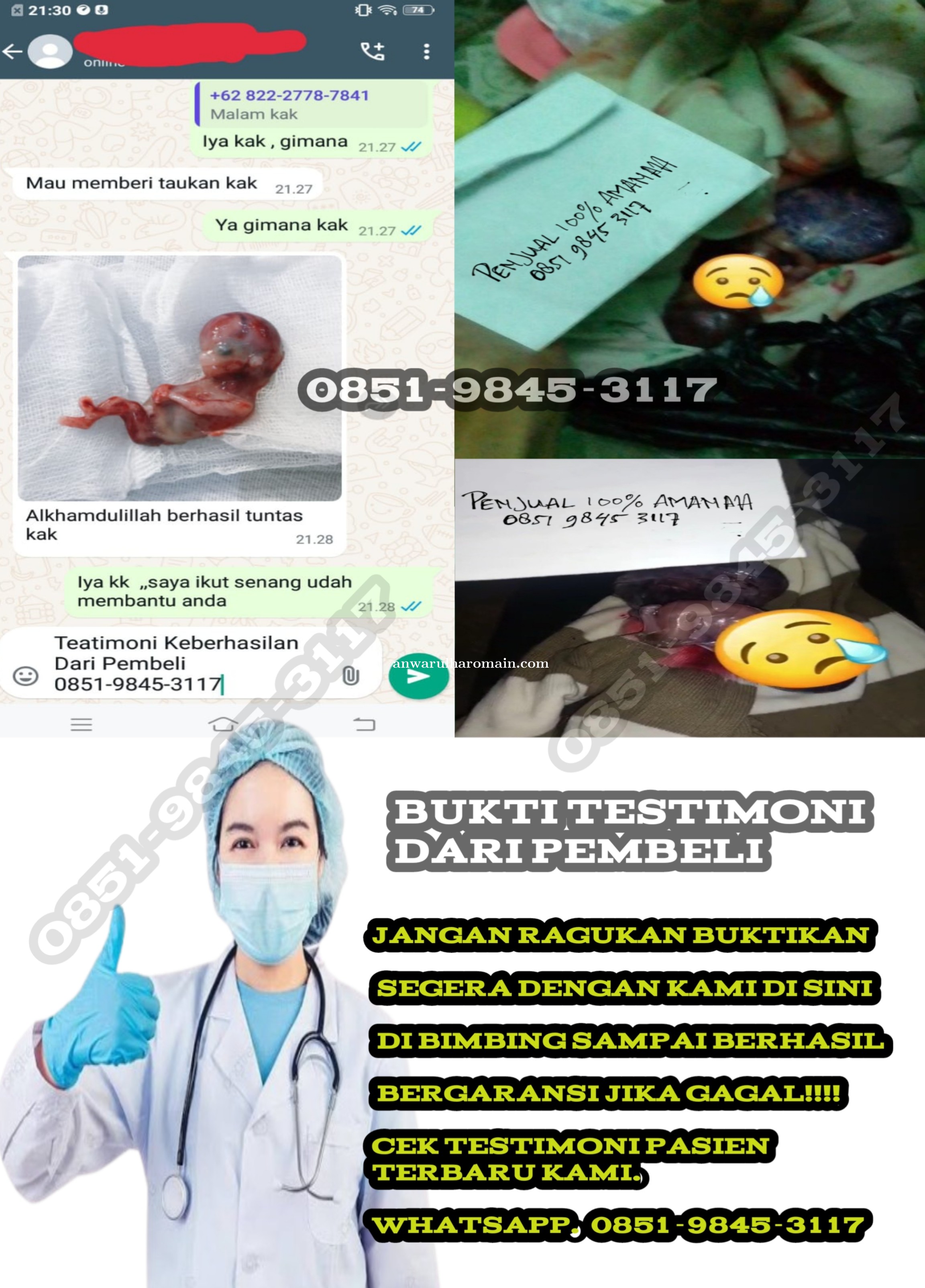 jual obat aborsi cytotec di bontang asli no1 wa 083105022532 jual obat penggugur kandungan asli tunt